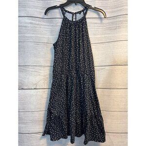 NWOT Sleeveless Polka Dot Dress With Halter Neckline Size M
